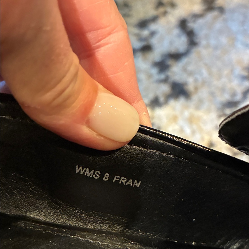 DV by Dolce Vita Shiny Black Croc-Embossed Loafers - Picture 7 of 7
